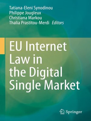 cover image of EU Internet Law in the Digital Single Market